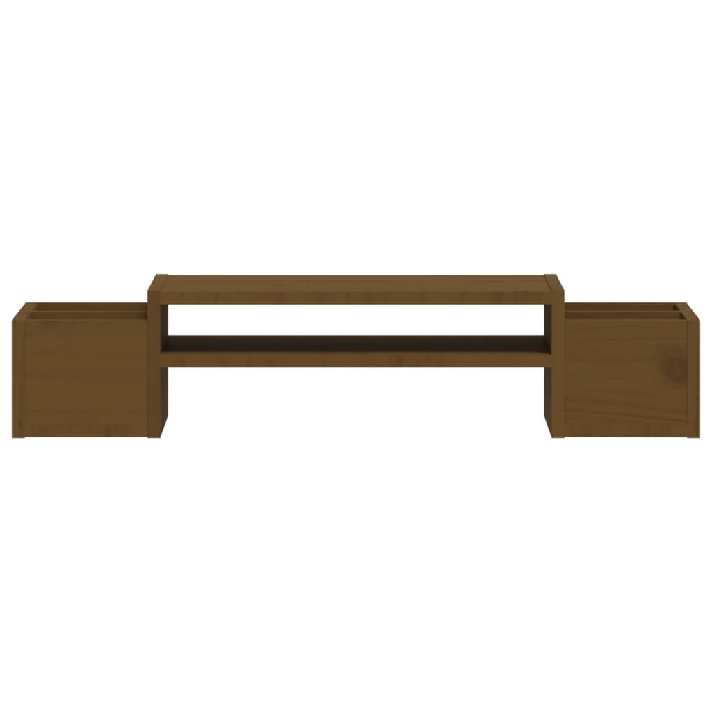 Monitorstativ Honningbrun 70X27,5X15 Cm Heltre Furu