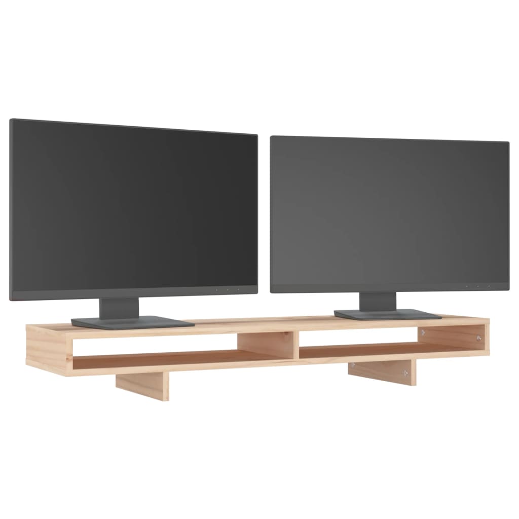 Monitorstativ 100X27X14 Cm Heltre Furu