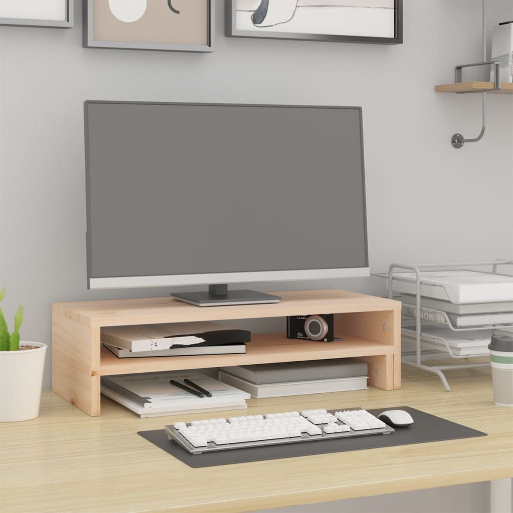 Monitorstativ (52-101)X22X14 Cm Heltre Furu