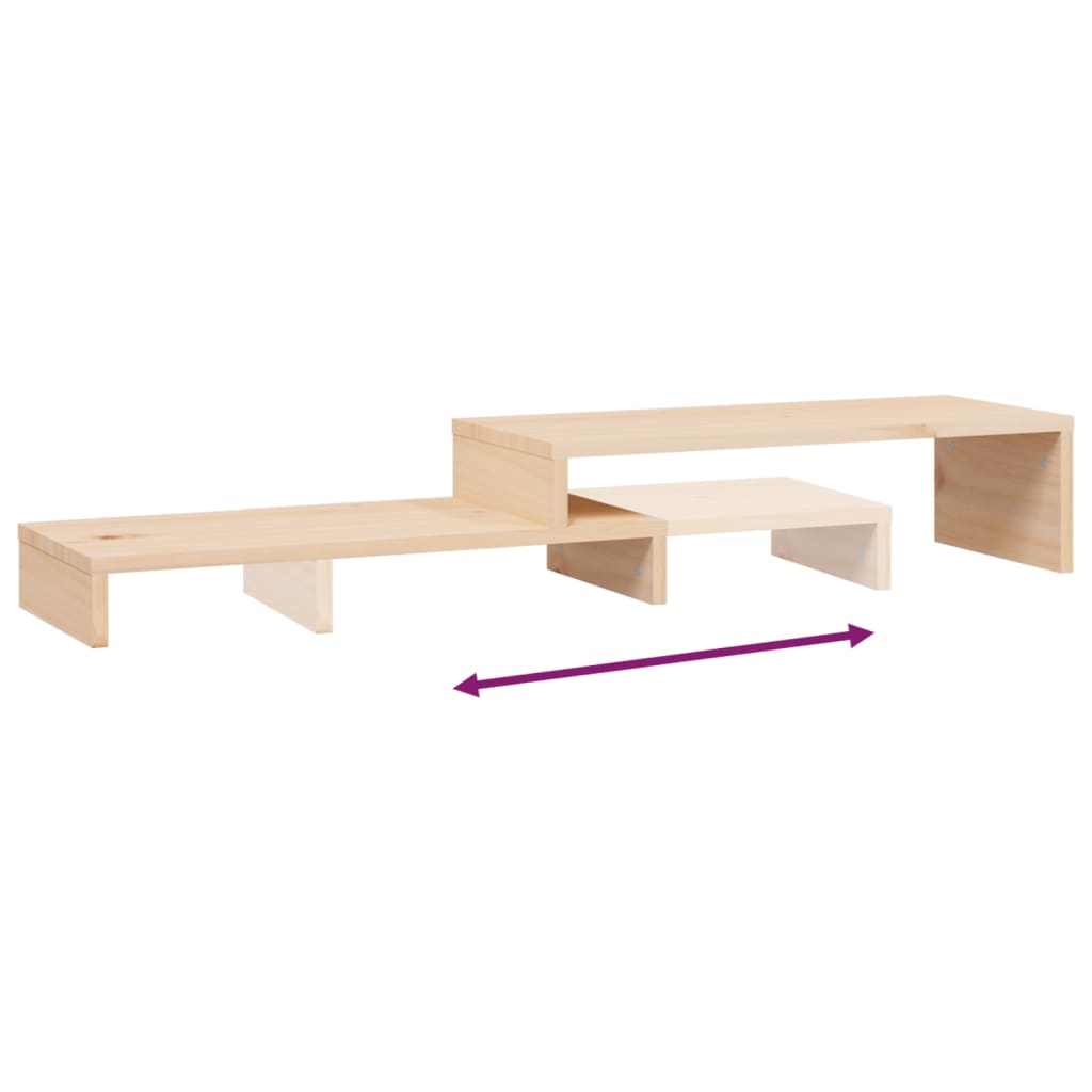 Monitorstativ (52-101)X22X14 Cm Heltre Furu