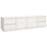 Tv-Benk Hvit 176X37X47,5 Cm Heltre Furu