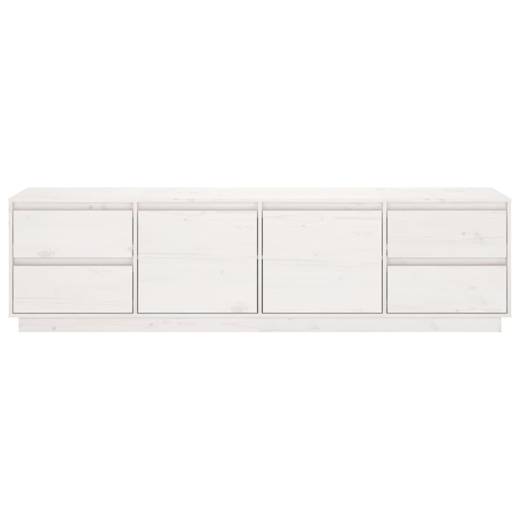 Tv-Benk Hvit 176X37X47,5 Cm Heltre Furu