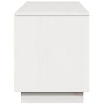 Tv-Benk Hvit 156X37X45 Cm Heltre Furu