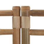 Sammenleggbar Romdeler 3 Paneler 120 Cm Bambus Og Lerret