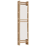Sammenleggbar Romdeler 4 Paneler 160 Cm Bambus Og Lerret