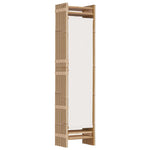 Sammenleggbar Romdeler 6 Paneler 240 Cm Bambus Og Lerret