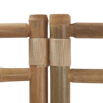 Sammenleggbar Romdeler 6 Paneler 240 Cm Bambus Og Lerret