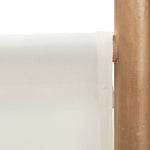 Sammenleggbar Romdeler 6 Paneler 240 Cm Bambus Og Lerret