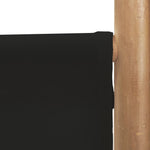 Sammenleggbar Romdeler 6 Paneler 240 Cm Bambus Og Lerret