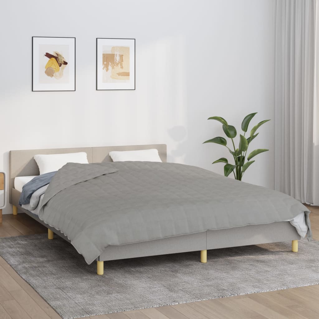 Vektdyne Grå 200X225 Cm 9 Kg Stoff
