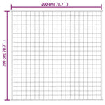 Vektdyne Blå 200X200 Cm 13 Kg Stoff