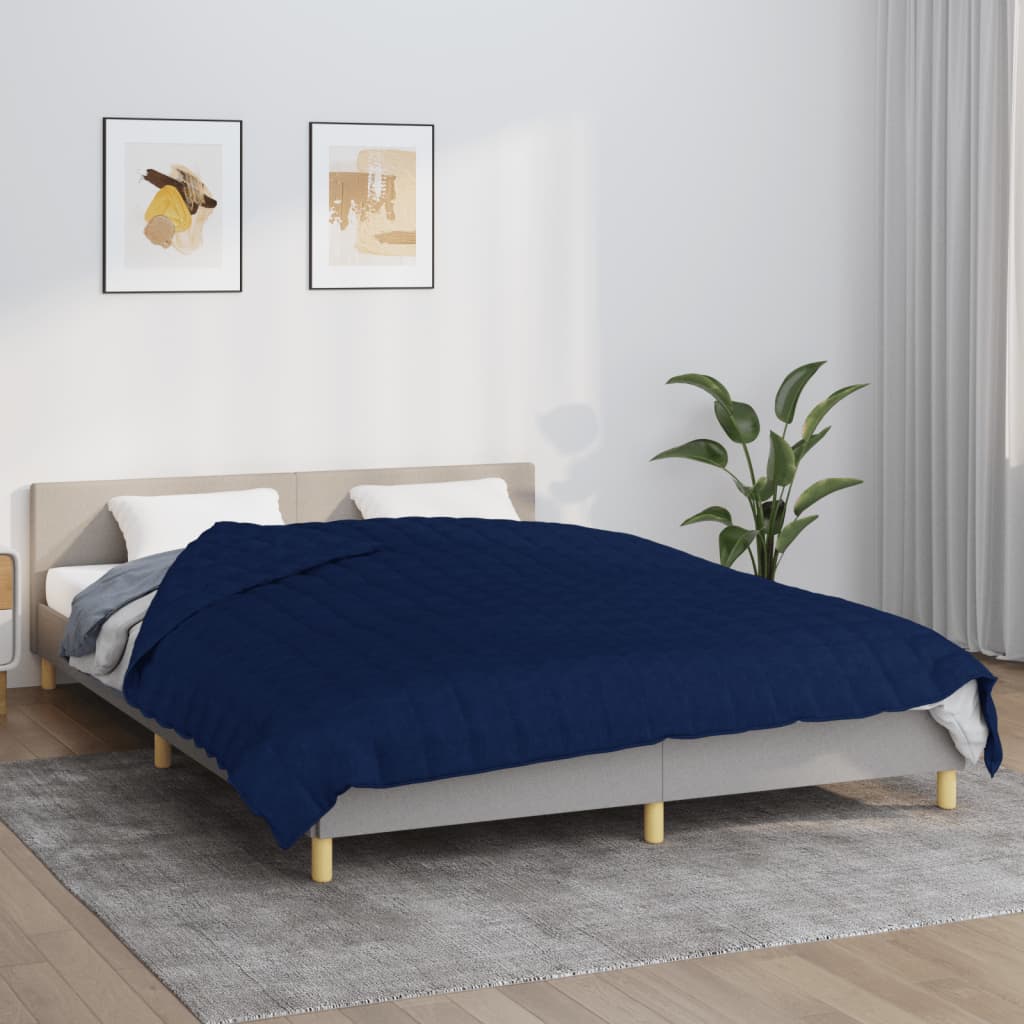 Vektdyne Blå 200X225 Cm 9 Kg Stoff