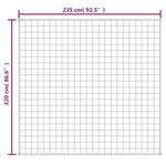 Vektdyne Blå 220X235 Cm 11 Kg Stoff