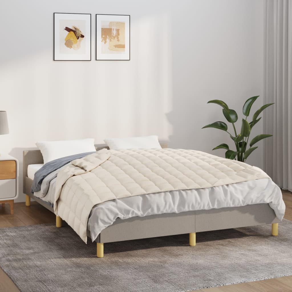 Vektdyne Kremhvit 150X200 Cm 7 Kg Stoff