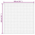 Vektdyne Kremhvit 200X200 Cm 9 Kg Stoff