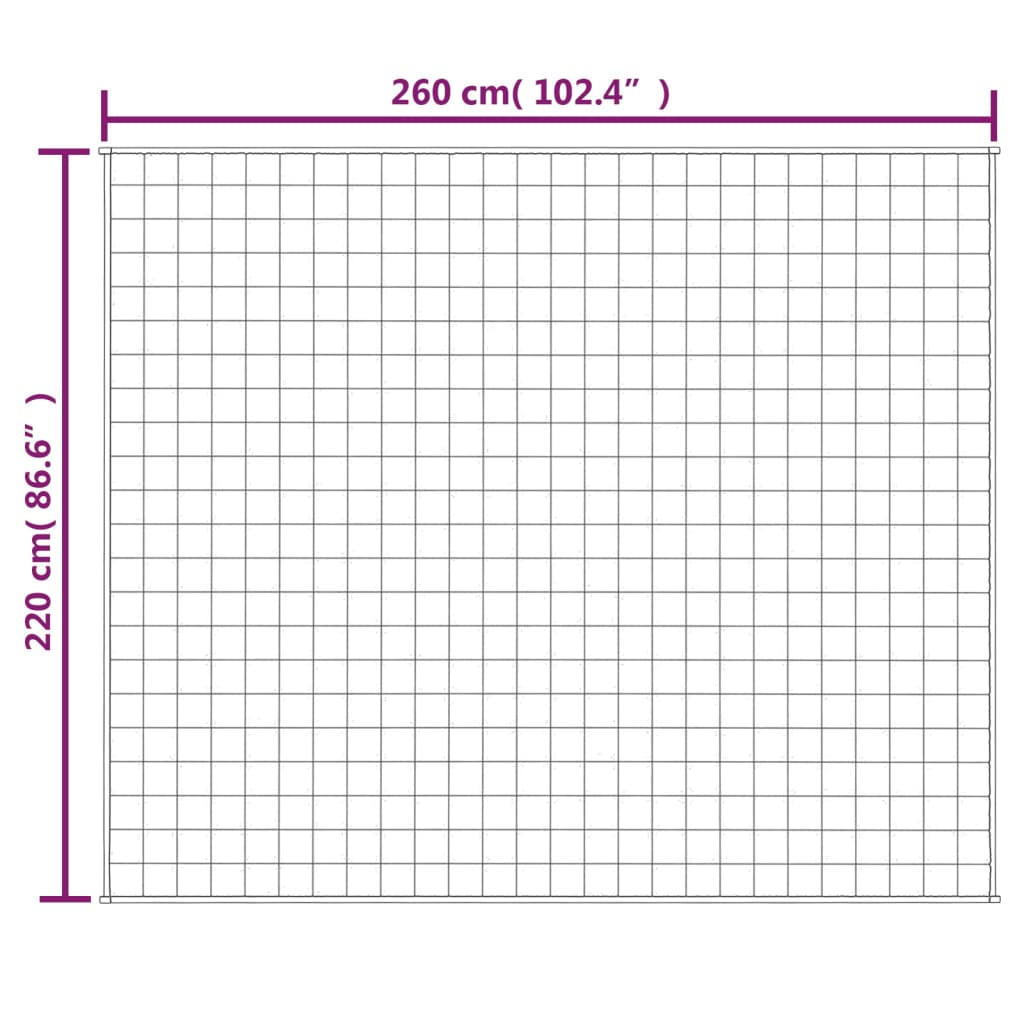 Vektdyne Grå 220X260 Cm 11 Kg Stoff