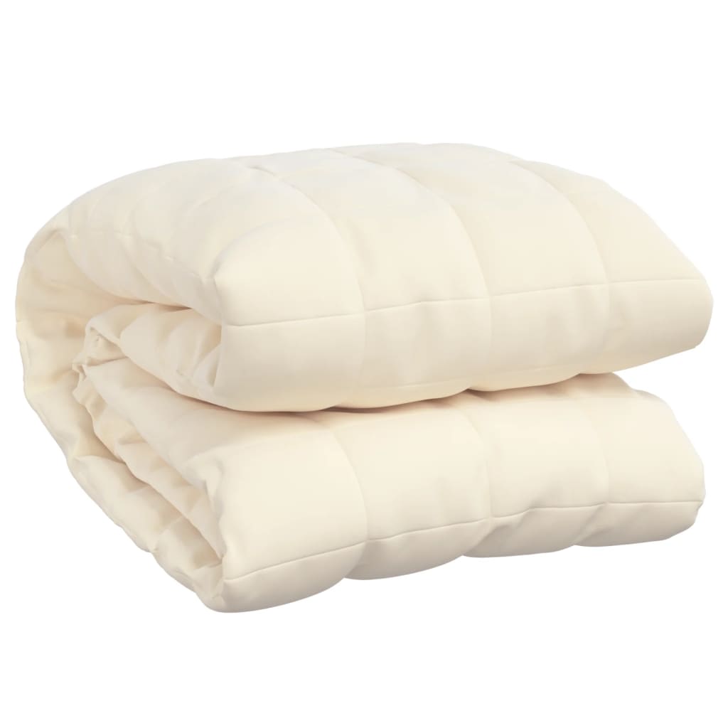 Vektdyne Kremhvit 155X220 Cm 7 Kg Stoff