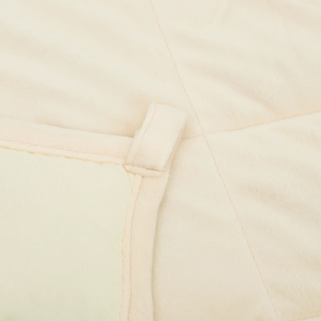 Vektdyne Kremhvit 155X220 Cm 7 Kg Stoff