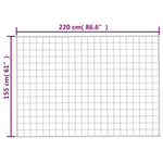 Vektdyne Kremhvit 155X220 Cm 7 Kg Stoff