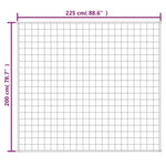 Vektdyne Kremhvit 200X225 Cm 13 Kg Stoff