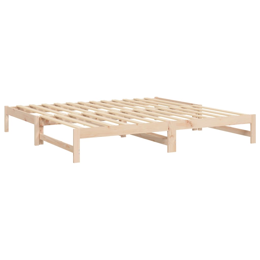 Uttrekkbar Dagseng 2X(100X200) Cm Heltre Furu