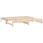 Uttrekkbar Dagseng 2X(100X200) Cm Heltre Furu