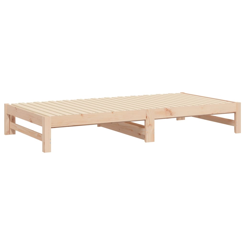 Uttrekkbar Dagseng 2X(100X200) Cm Heltre Furu
