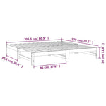 Uttrekkbar Dagseng 2X(90X200) Cm Heltre Furu