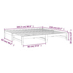 Uttrekkbar Dagseng 2X(80X200) Cm Heltre Furu