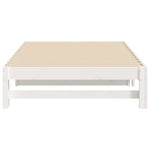 Uttrekkbar Dagseng Hvit 2X(80X200) Cm Heltre Furu