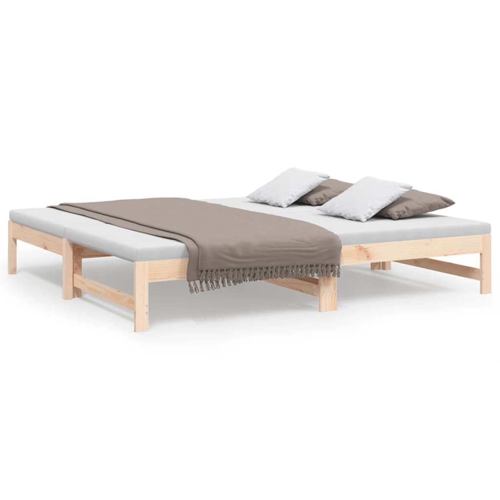 Uttrekkbar Dagseng 2X(90X190) Cm Heltre Furu