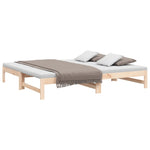 Uttrekkbar Dagseng 2X(90X190) Cm Heltre Furu