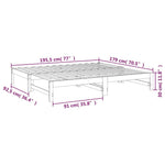 Uttrekkbar Dagseng 2X(90X190) Cm Heltre Furu