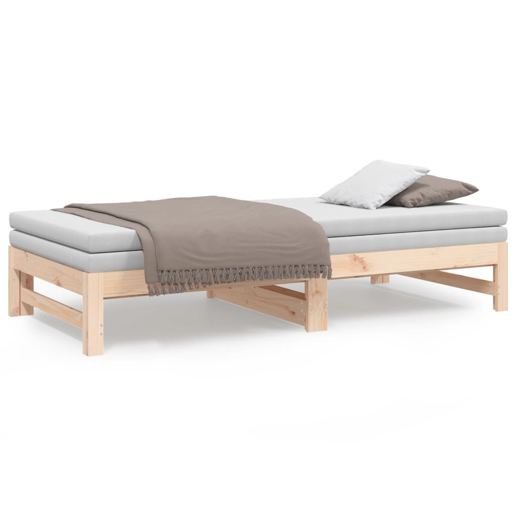 Uttrekkbar Dagseng 2X(90X190) Cm Heltre Furu