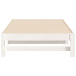 Uttrekkbar Dagseng Hvit 2X(75X190) Cm Heltre Furu