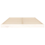 Sengeramme Hvit 120X200 Cm Heltre Furu