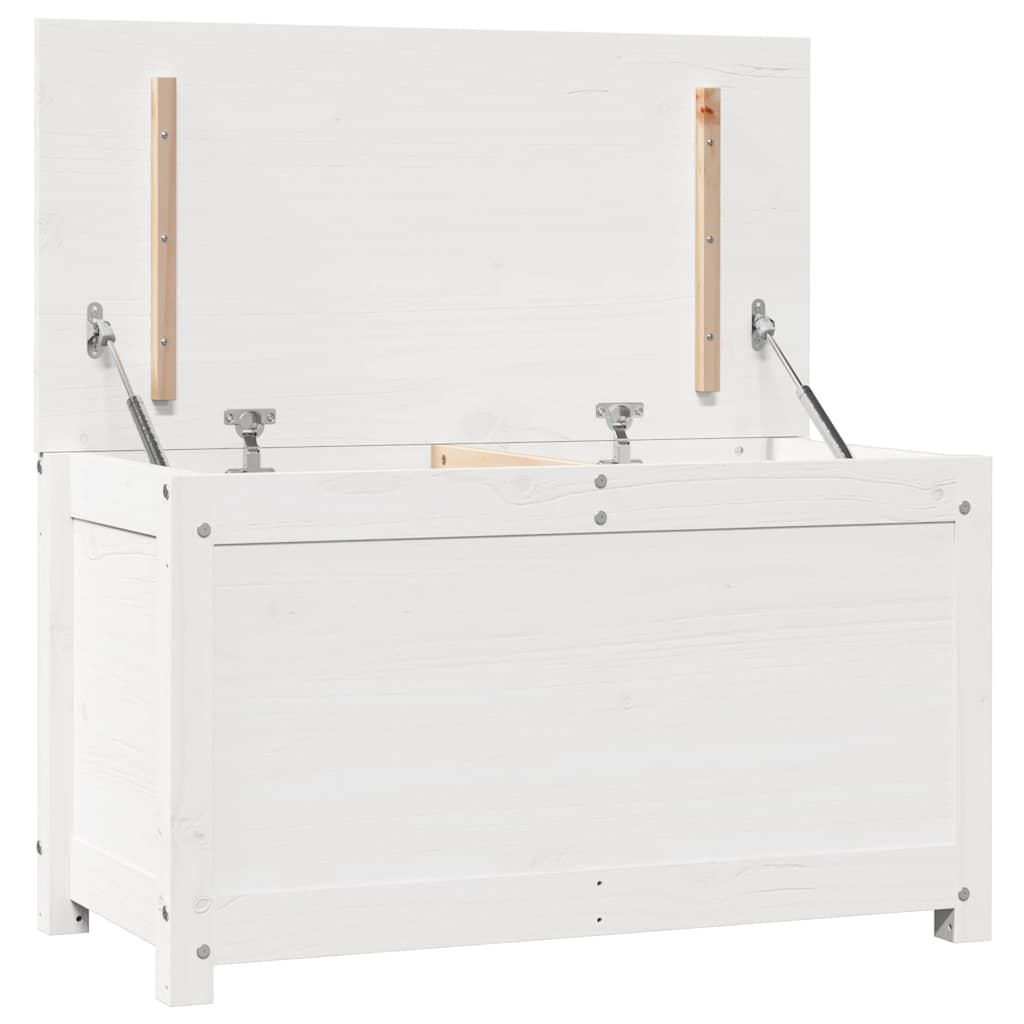 Putekasse Hvit 80X40X45,5 Cm Heltre Furu