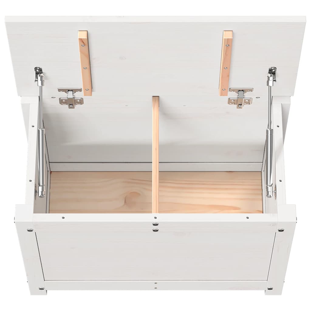 Putekasse Hvit 60X32X45,5 Cm Heltre Furu