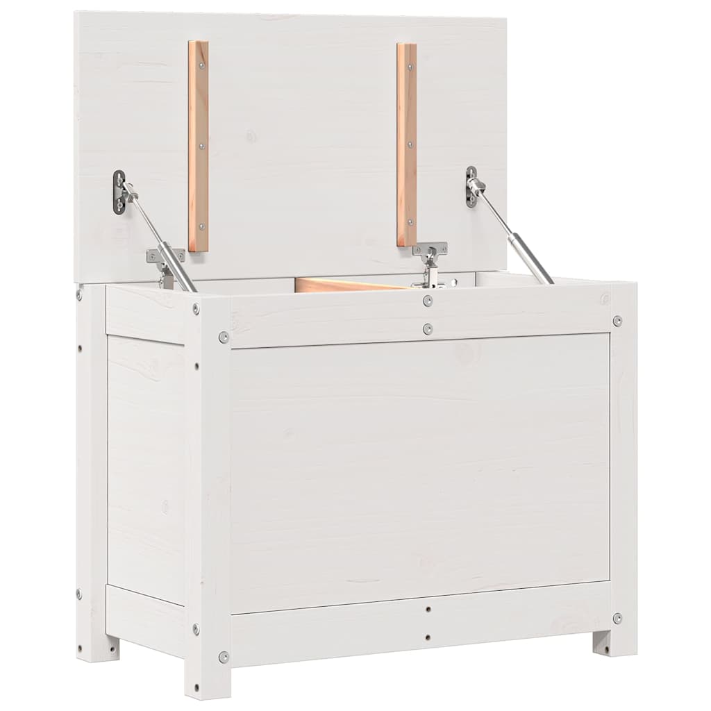 Putekasse Hvit 60X32X45,5 Cm Heltre Furu