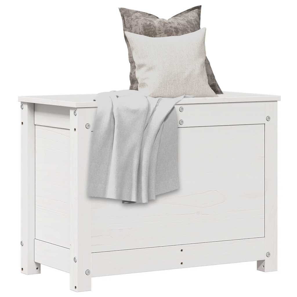 Putekasse Hvit 60X32X45,5 Cm Heltre Furu