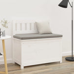 Benk Hvit 80X41X77 Cm Heltre Furu