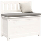 Benk Hvit 80X41X77 Cm Heltre Furu