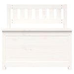 Benk Hvit 80X41X77 Cm Heltre Furu