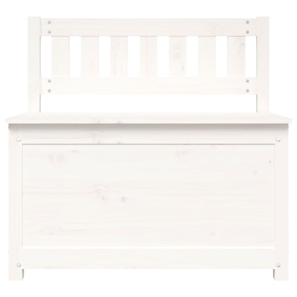 Benk Hvit 80X41X77 Cm Heltre Furu