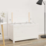 Benk Hvit 80X41X77 Cm Heltre Furu