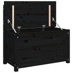 Benk Svart 80X41X77 Cm Heltre Furu