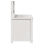 Benk Hvit 110X41X76,5 Cm Heltre Furu