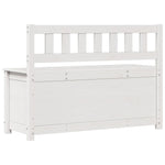 Benk Hvit 110X41X76,5 Cm Heltre Furu