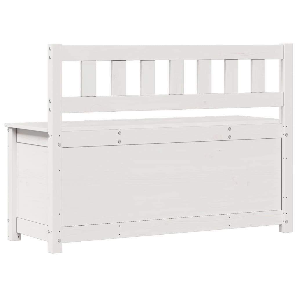 Benk Hvit 110X41X76,5 Cm Heltre Furu