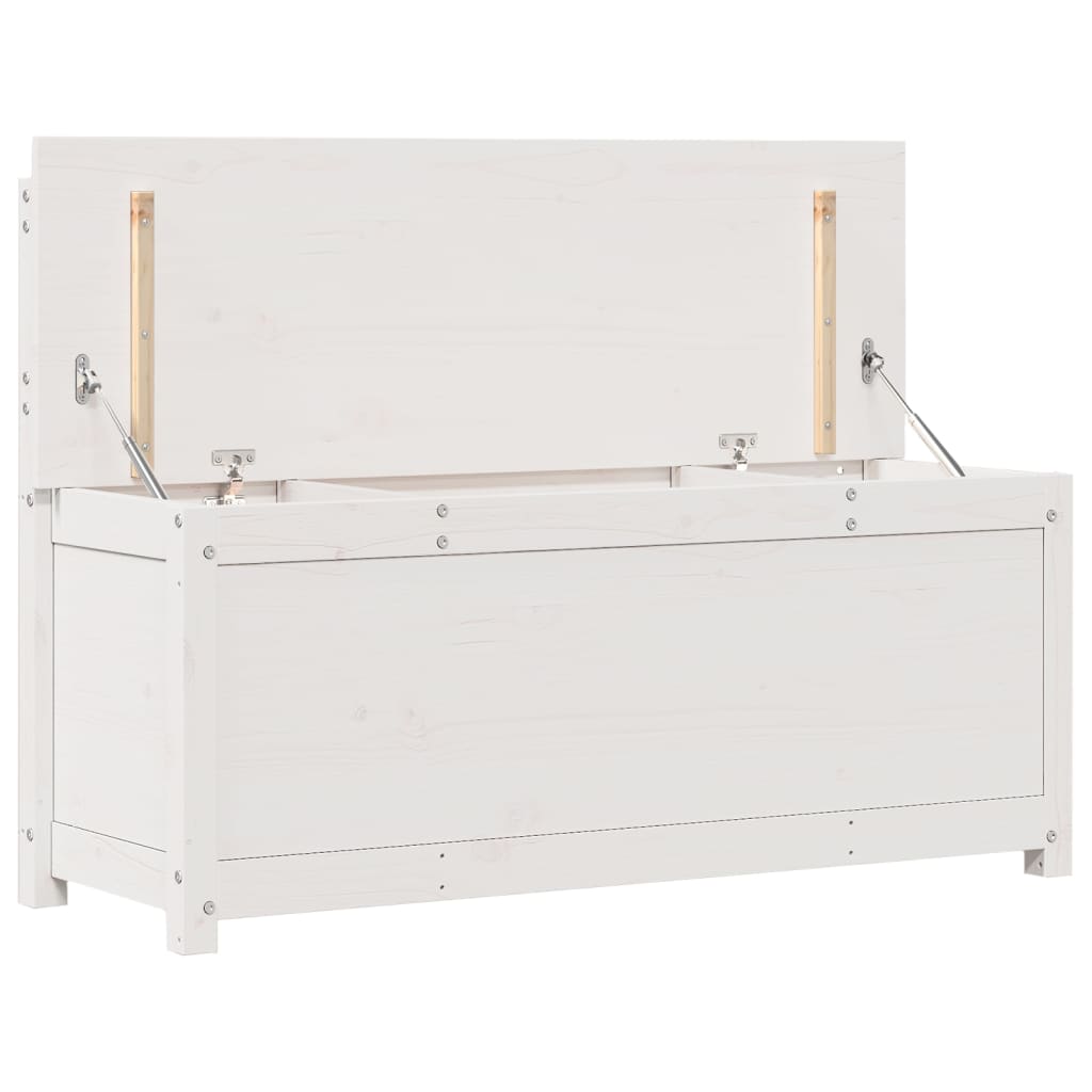 Benk Hvit 110X41X76,5 Cm Heltre Furu